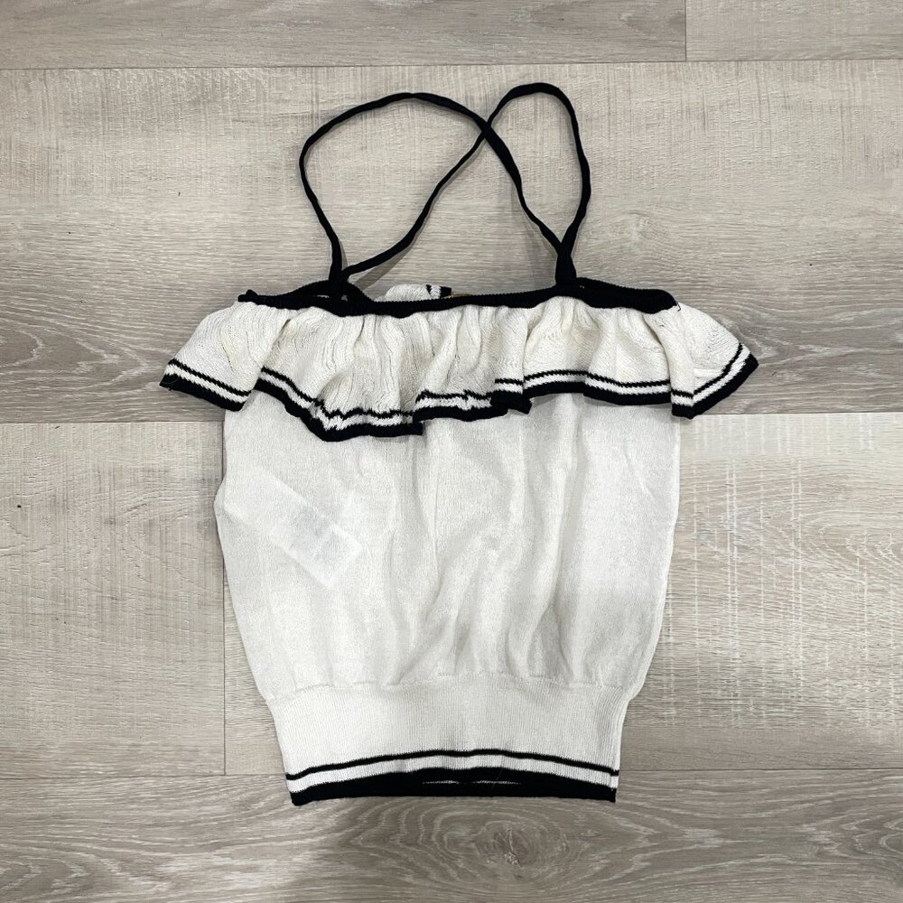 Maje Ruffle Hem Cami - Picture 3 of 6